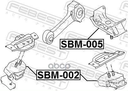 Опора двигателя subaru forester 96/impreza 92