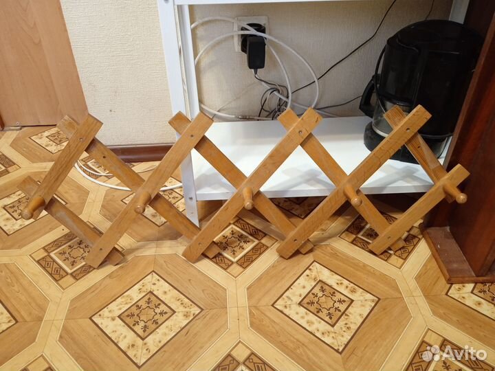 Вешалка складная деревяная