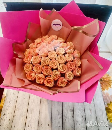 Шоколадные розы. Съедобные букеты