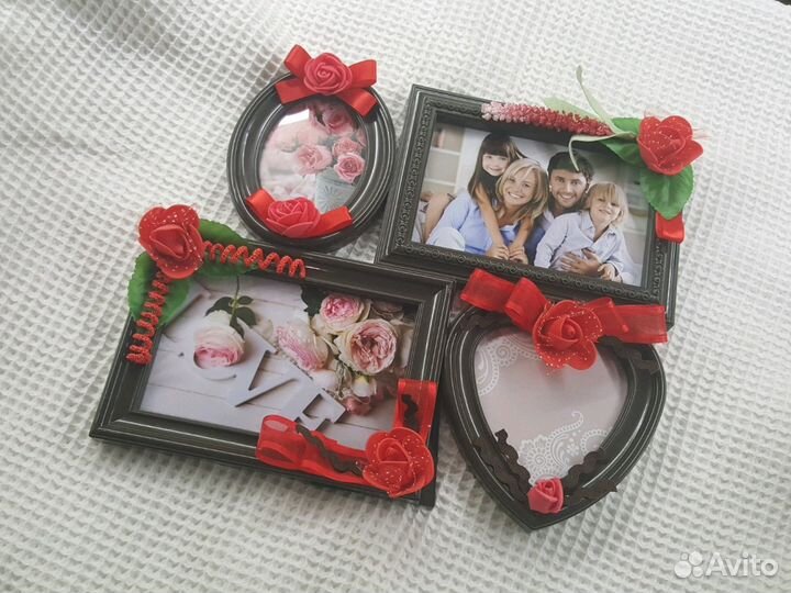 Мультирамка на 4 фотографии, фоторамка коллаж