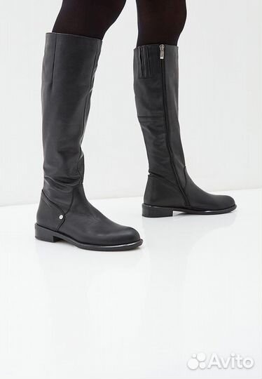 Сапоги кожаные