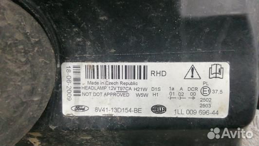 Фара правая ford kuga 1 (LEA24MU01)