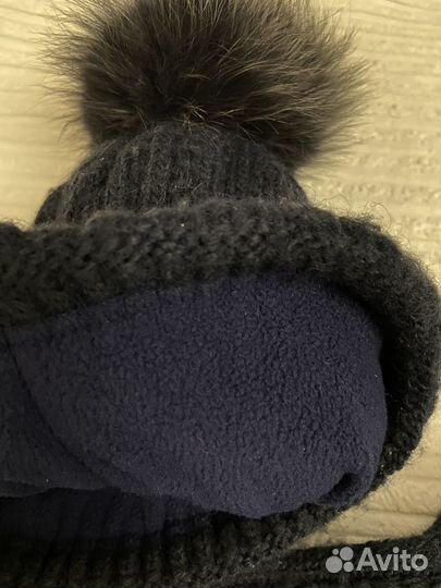 Комплект шапка и шарф для девочки