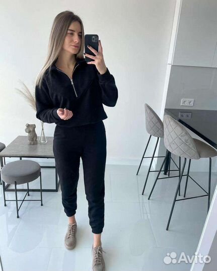 Флисовый костюм женский