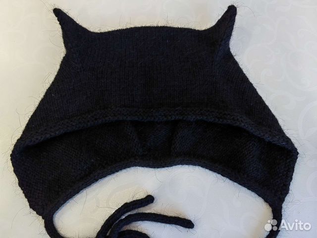 Чепчик женский с ушками (шапка с ушками)