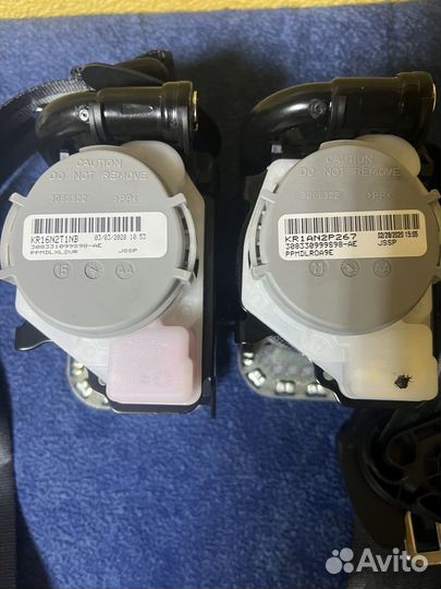 Новые передние ремни безопасности Tiguan 2