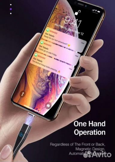 Быстрая зарядка провод iPhone Samsung Xiaomi