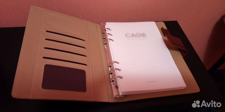 Ежедневник Business Dark red