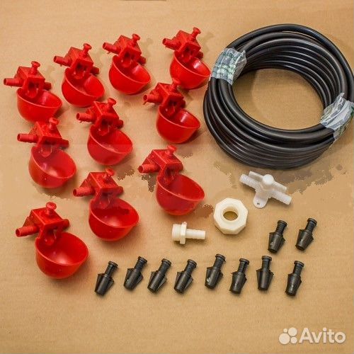 Поилки, кормушки для кроликов, перепелок, кур