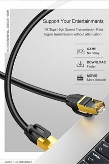 Патч-кабель для компьютера RJ 45 CAT 7