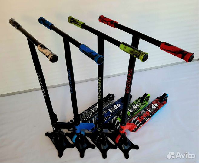 Самокат трюковой с высоким рулем