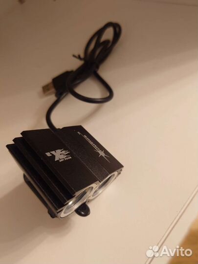 Велофонарь (велофара) USB