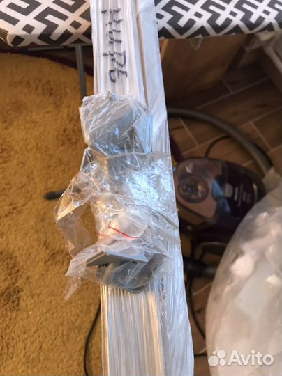 Плинтус для столешницы металл 2 шт