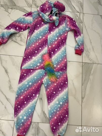 Пижама кигуруми единорог