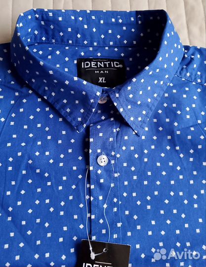 Новая мужская рубашка из хлопка р-р 56