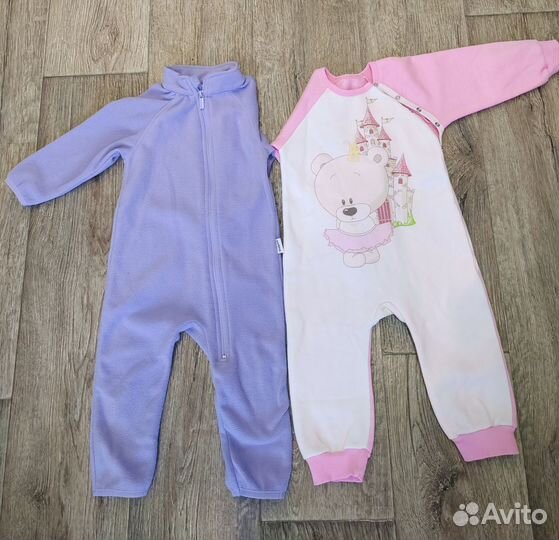 Флисовый комбинезон для девочки