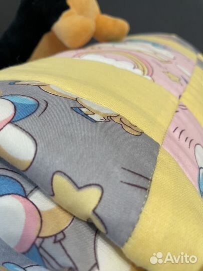 Лоскутное детское одеяло