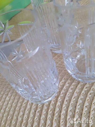 Графин со стопками СССР хрустальный