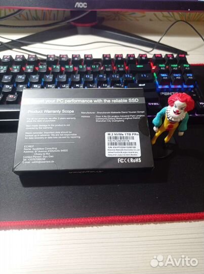 Жесткий диск NVMe M.2 1Tb
