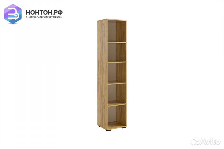 Шкаф Бери дуб крафт золотой / белое дерево