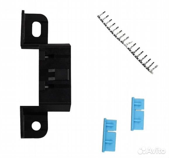 Разъем OBD2 мама, с крепежными ушками