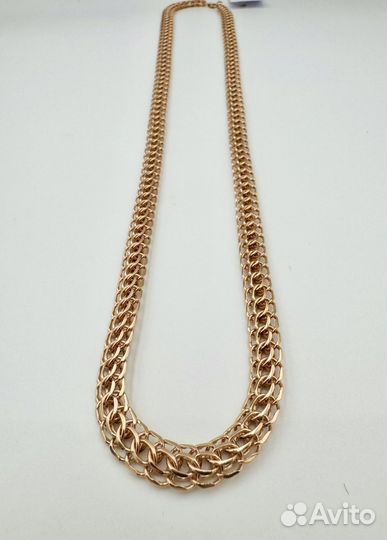 Цепь Золотая Мужская Италия 41,53гр 60см