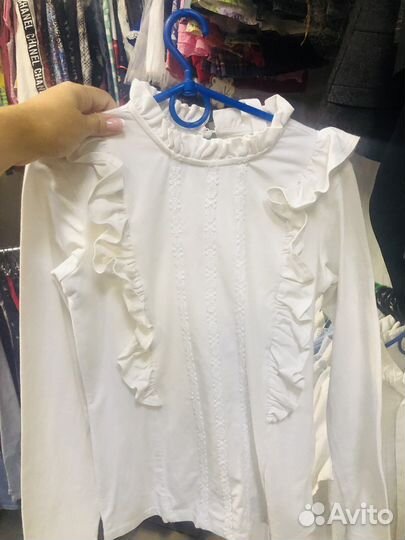 Блузки школьные 7-14 лет