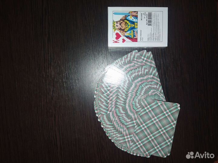 Карты игральные новые глянцевые 54 листа