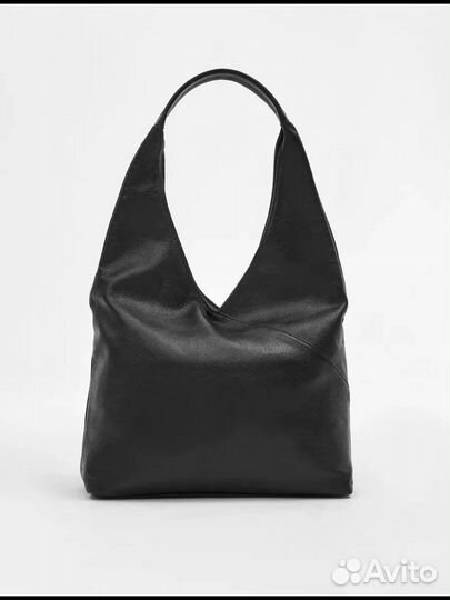 Сумка женская хобо натуральная кожа