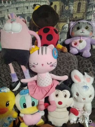 Мягкие игрушки разные новые