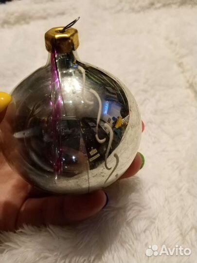 Ёлочные игрушки стеклянные