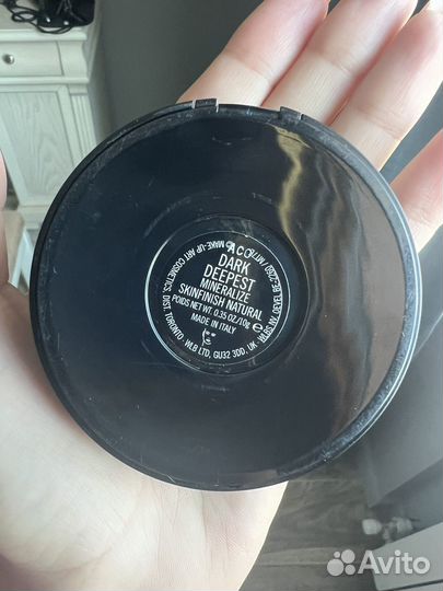 MAC минеральная пудра dark deepest