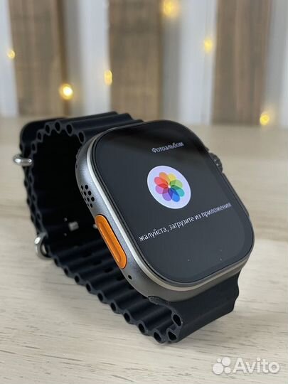 Apple watch ultra 49mm titanium с галереей