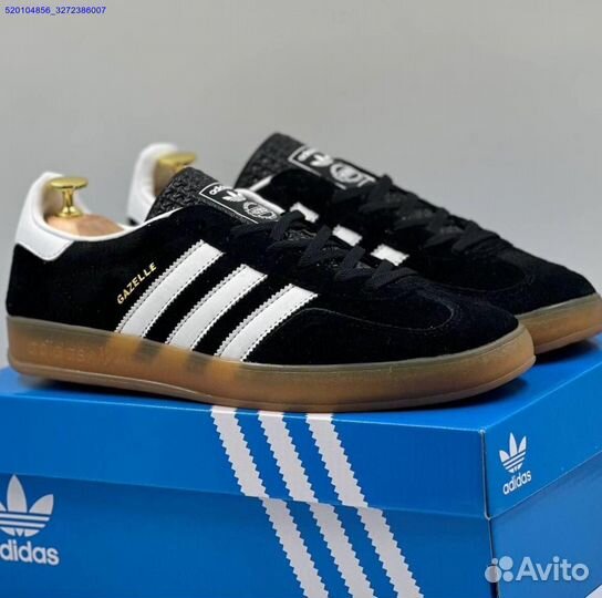 Кроссовки Adidas Gazelle Black (Арт.29543)