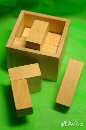 Головоломка деревянный куб