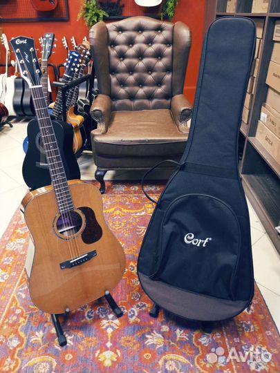 Cort Gold-D6 с чехлом
