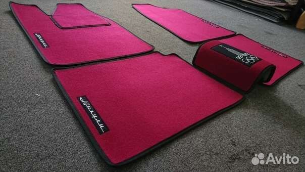 Автоковрики для ваз 2101 - 2107, красные