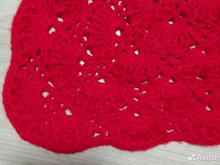 Одеяло детское вязаное крючком