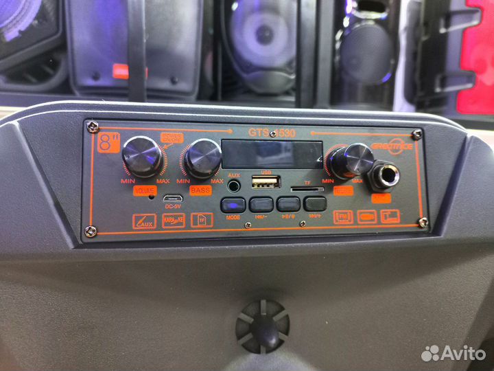 Блютуз колонка С караоке микрофоном