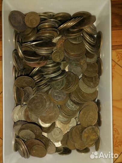 Коробочка советских монет