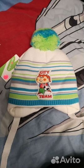 Шапка прикиндер для мальчика размер 50-52