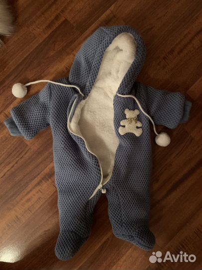 Конверт на выписку зимний мальчик