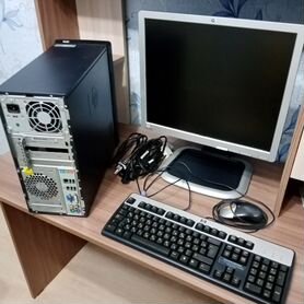 Компьютер офисный с монитором, HP Compad DX7500