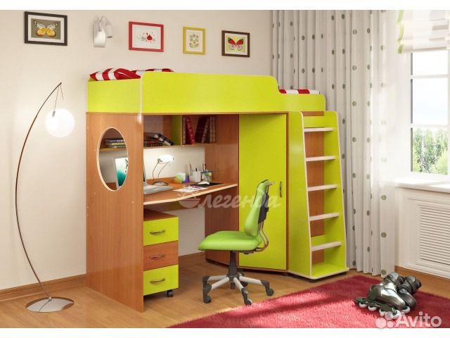 Кровать чердак