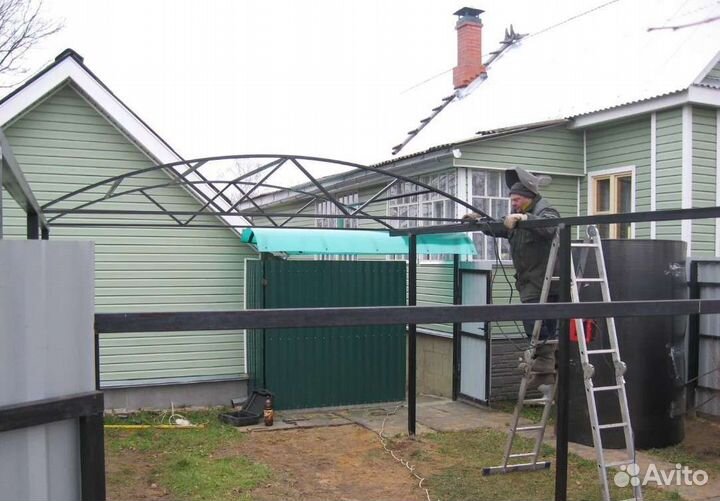 Сварщик.Петли.Ворота.Навесы.Заборы.Покраска.Выезд