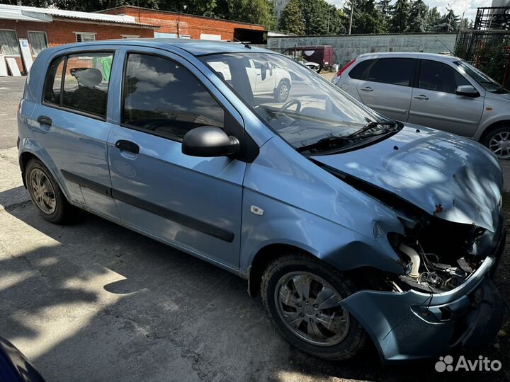 Hyundai Getz 1.1 МТ, 2007, битый, 180 000 км