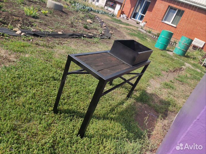 Мангал в стиле loft