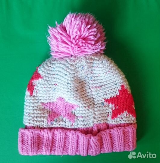 Шапка на флисе с пунпоном