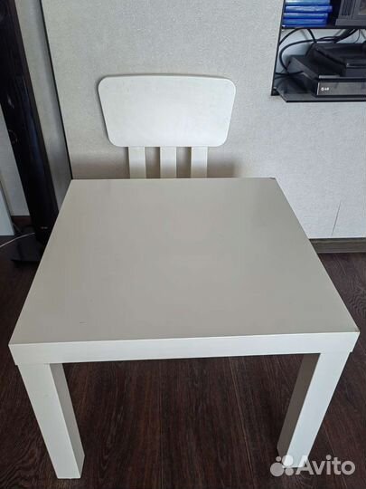 Детский стол и стул IKEA маммут