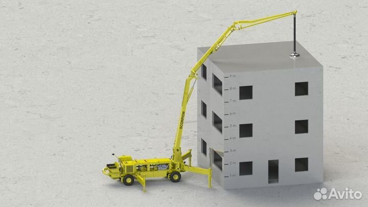 Самоходный бетононасос 25-80 куб м Москва